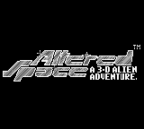Alien 3 title screen for GameBoy